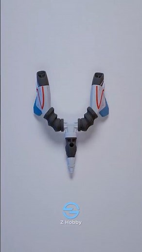 GQuuuuuuX Backpack & Weapons Assembly #satisfying #modelkit #gunpla #gquuuuuux