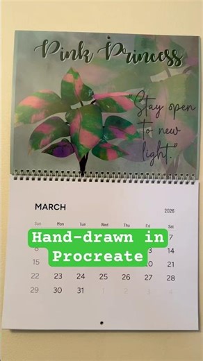 I drew 12 plant on my iPad using Procreate #artreelsvideo #digitalartshorts #procreateartwork