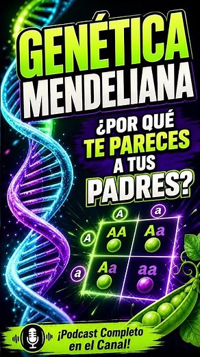 🧬 Why do you look like your parents? | Mendelian Genetics EXPLAINED (UNED Psychology)