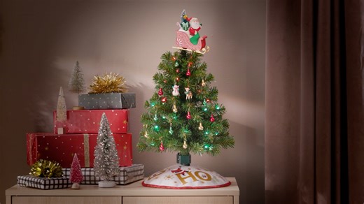 15K views · 296 reactions | What do you get when you combine darling vintage details and Keepsake Ornament magic, all on a mini tree? Our sweet ShowToppers collection, of course! Bring home the magic at Ornament Premiere in July. | Hallmark Keepsake Ornaments | Facebook