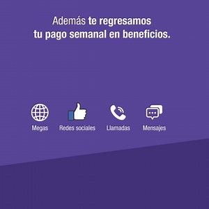 ¡Con Plan Unefon Control te regresamos tu pago semanal en beneficios! | Unefon