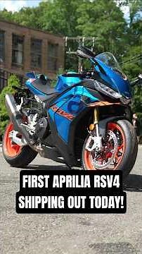 OUR FIRST APRILIA RSV4 SHIPPING TO ITS NEW HOME FROM KAPLAN CYCLES! CALL OR TEXT JR. (860) 471-0192
