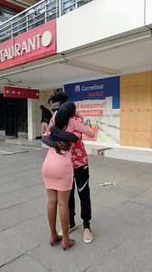 The way he was looking up and down 😂😂 sorry bro it's just a little prank but the lady is so kind and beautiful #funny # #comedy #laugh #happymoments #reels #kakajingaa | Kaka Jingaa