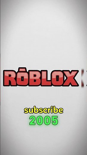 Roblox Evolution 🤯 (2004–2026)Then Vs Now