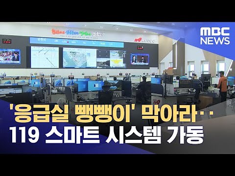'응급실 뺑뺑이' 막아라‥119 스마트 시스템 가동 (2024.02.19/뉴스투데이/MBC)