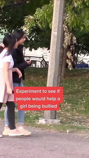Social Experiment: Would People Help a Girl Being Bullied?