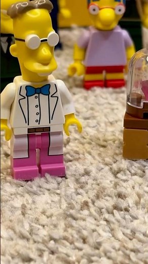 Professor Frink “I have created a lemon ball ￼so sour…” #lego #simpsons #stopmotion