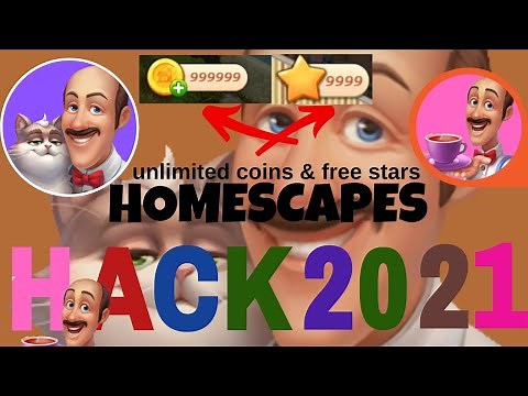 UPDATED Homescapes Hack/Cheat 2021 Tutorial|Get free Stars and Coins iOs/Android Work 100%