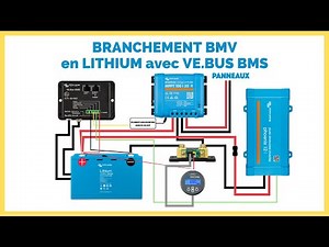 Brancher un Kit Solaire AUTONOME : BATTERIE Lithium VE.BUS BMS & BMV -Victron Energy- MyShop Solaire
