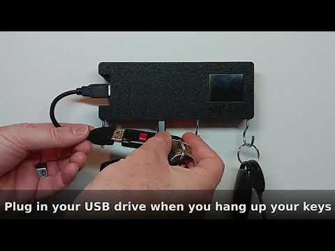 Key holder with File backup system short demo