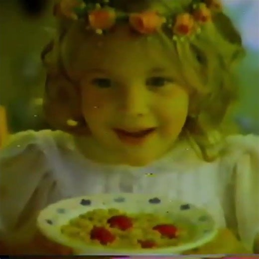 Seeing Drew Barrymore This Young in an Old Rice Krispies Ad Is Wild #throwback #celebrity #nostalgia