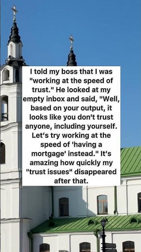 Speed Of Trust At Work 💼 #funny #jokes #shorts