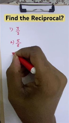 Find the reciprocal #maths #shorts