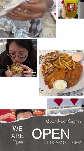 Open today 11AM–9PM! Stop by and try your favorites — fresh, halal, and made with love 🫶✨ 📍 Mounds View, MN 🛵 Available on DoorDash & Uber Eats