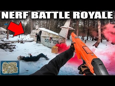 NERF FIRST PERSON SHOOTER BATTLE ROYALE!! 🔥💥 Worlds Biggest Nerf War