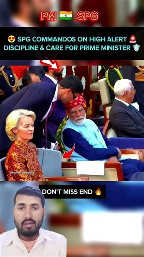 SPG COMMANDOS TAKING CARE OF PM MODI & DISCIPLINE FULL SECURITY #shorts #viral#pmmodi #spg