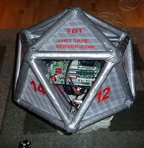Duct Tape 20 Sided Computer Server
