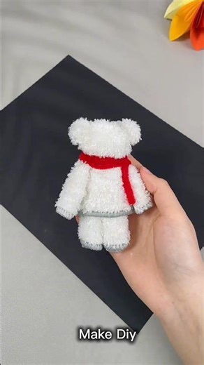 How to Make Teddy Bear from Old Towel 🧸 | Easy DIY Towel Toy for Kids #creativeideas #shorts #viral