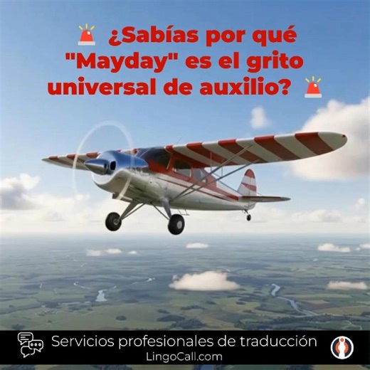 🚨 ¿Sabías por qué "Mayday" es el grito universal de auxilio? 🚨 Si alguna vez has visto una película de acción o un documental sobre aviación, habrás escuchado la palabra "Mayday, Mayday, Mayday" ante una emergencia crítica. Pero, ¿alguna vez te has preguntado qué significa realmente? No, no tiene nada que ver con el mes de mayo. 🌎 El origen: Un puente entre idiomas La palabra nació en 1923 gracias a Frederick Stanley Mockford, un oficial de radio en el aeropuerto de Croydon, Londres. En aquel