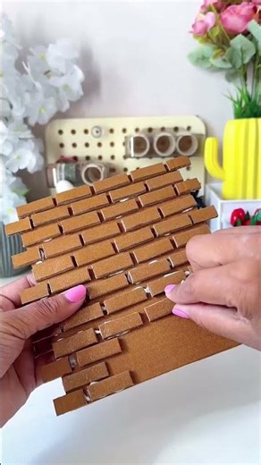 Diy Wall Hanging Mini Planter Craft|Asthetic Room Decor Craft#instareel @lipsadcraft