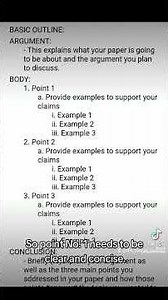 How to create an Outline ‪@theoxfordmethod‬ #academic #writing #advice #basic #outline #tips