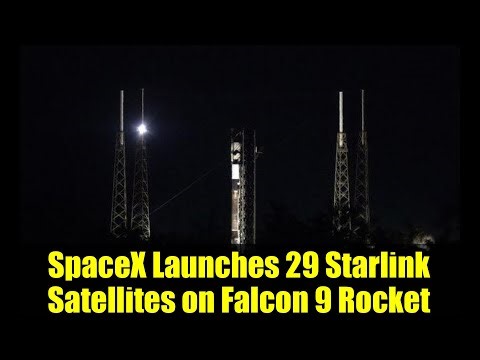 SpaceX Launches 29 Starlink Satellites on Falcon 9 Rocket | Live Coverage & Highlights