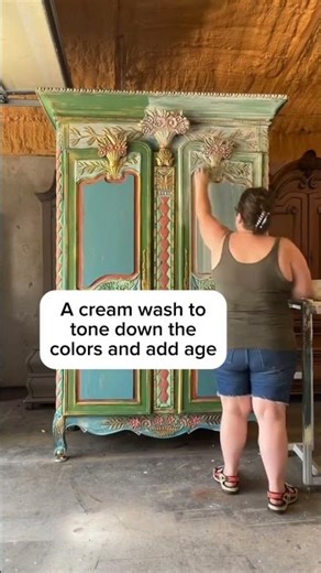 Washed. Aged. Elevated. Armoire Transformation