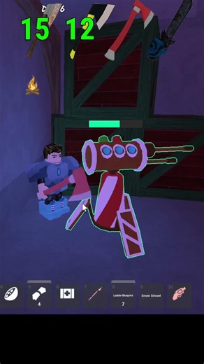 Every Axe vs Candy Turret 😱🍭🪓 99 Nights in the Forest! #roblox #99nightintheforest #usa