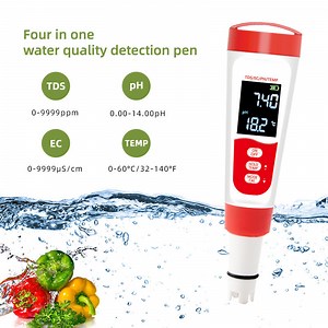 [Hot Item] Digital Water Quality Tester Professional 4 in 1 Meter Accurate Testing Tester