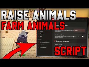 [🎉RELEASE] Raise Animals Script Farm Animals, Auto Buy Food And Feed (Roblox 2025)