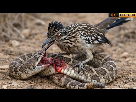 Brutal Takedown Battle: Roadrunner vs Rattlesnake!