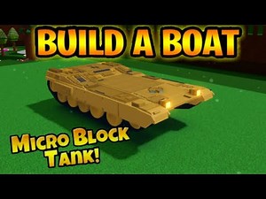M1A2 Abrams Tank in Build a Boat | Micro Block Tank
