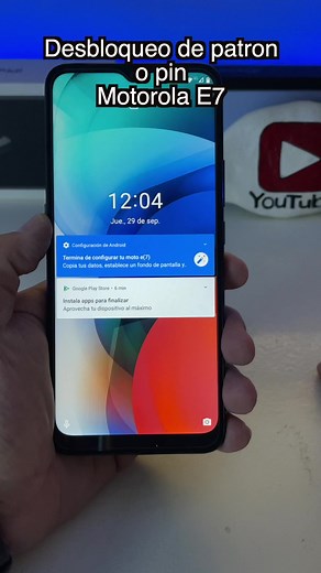 Desbloqueo de pin o patrón Motorola E7 Hard Reset #reels #motorola #unlock #desbloqueo | Six6cel