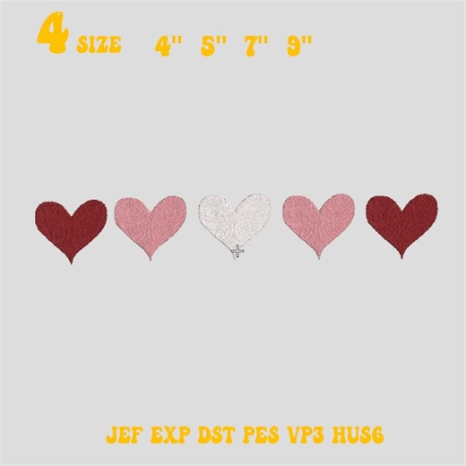 Heart Embroidered Design, Minimal Heart Design, Valentine’s Day Crewneck, Cute Pink Red Heart Design, Romantic Valentine Gift for Her - Etsy