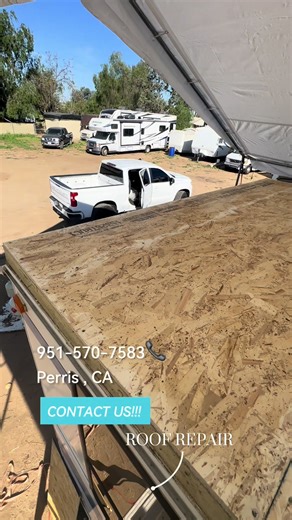 RV Roof Repair Contact :951-570-7583 📞 Located in perris CA 📍#foryoupage #fyp #rvrepair #Rv #rvservices