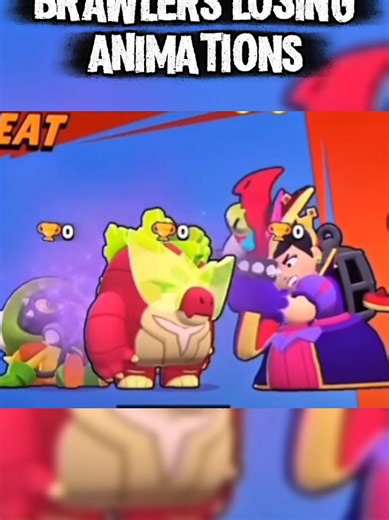 Funny Losing Animations of Brawlers in Brawl Stars