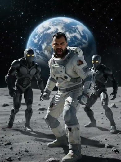 চাঁদে Alien vs Human “This Alien Fight Looks TOO REAL 😱👽 #shorts”