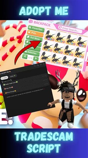 ADOPT ME SCRIPT TRADE SCAM HACK #scriptadoptme #adoptme #adoptmescript #adoptmeroblox #adoptmetrades