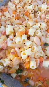 How do you make your Pasta Fagioli? 😋🇮🇹👌🏻 RECIPE HERE ➡️ https://www.cookingwithnonna.com/italian-cuisine/pasta-e-fagioli-with-pancetta.html | Cooking with Nonna