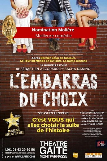 L'Embarras du choix - Théâtre de la Gaîté Montparnasse