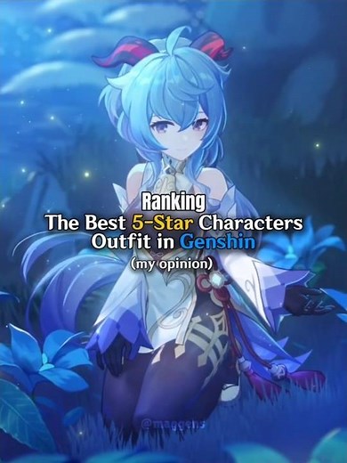 Ranking Every 5-Star Characters Outfit in Genshin Impact