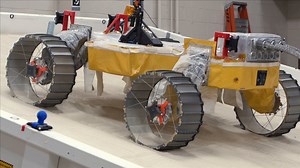 143K views · 9.7K reactions | Just keep roving. Just keep roving. Just keep roving, roving, roving. Our VIPER Moon rover continues practicing for its arrival to the lunar South Pole. Learn more: https://go.nasa.gov/3b5xsDQ | NASA Ames Research Center | Facebook