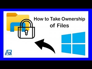 How to take ownership of files in Windows