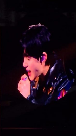 Jin performing "the astronaut" with chris martin at coldplay's concert in seoul #jin #coldplay