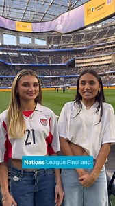 Angel City Football Club’s Alyssa Thompson and Gisele Thompson at Concacaf Nations League Final this past Sunday 🏆 Catch Alyssa at #SoFiStadium when U.S. Women’s National Team takes on Brazil on 4/5 ⚽️ 🎟️: https://bit.ly/USWNTvsBRAZIL25FB | SoFi Stadium