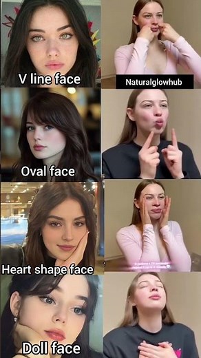 Left Side Face Shape Name | V-Shape / Oval / Doll Face Explained ✨