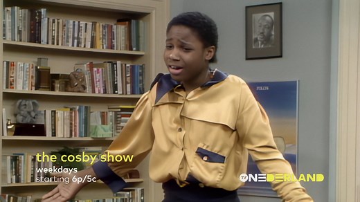 Theo couldn't believe his eyes when he saw the shirt Denise made for him 😭 Join us for episodes of #TheCosbyShow in HD format every weekday at 6p/5c! | TV One