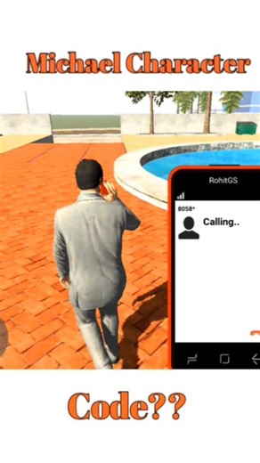 Michael Character Cheat Code 🤩 Indian Bikes Driving 3D #shorts #viral