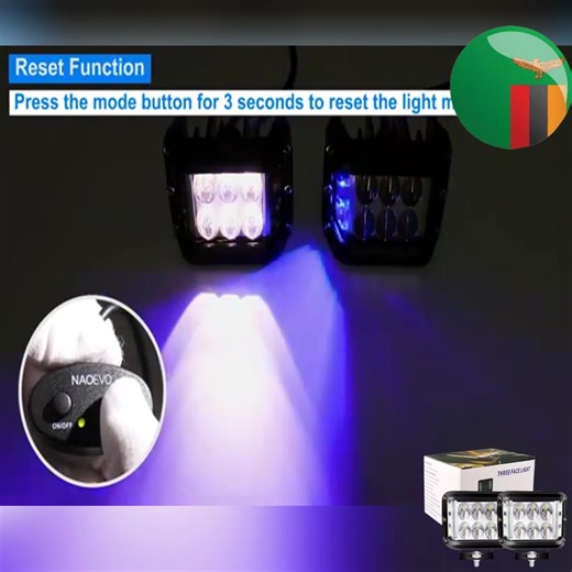 Light Up the Road with Dual Side Shooter Pods! 🚗✨ Experience unmatched visibility with dual-color strobe Cree pods. Perfect for enhancing safety and style on any terrain. 🌟 Dual-Side Lighting for Maximum Coverage 🌟 Strobe and Dual-Color Modes 🌟 Durable and Weather-Resistant Design | Style Mode