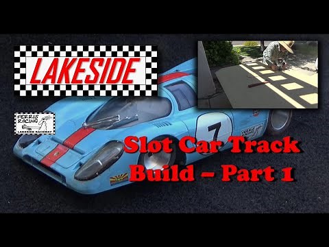 Wood Routed Slot Car Track Build - Part 1